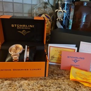 Stuhrling Original Women's Symphony Watch Set- BRAND NEW IN BOX